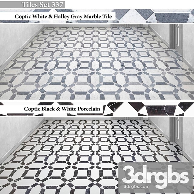 Tiles Set 337 3dsmax Download - thumbnail 1