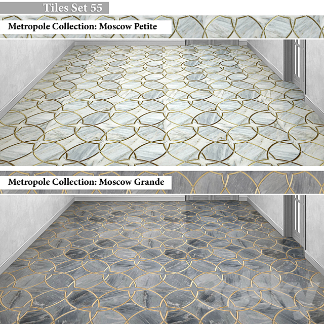 Tiles set 55 3DSMax File - thumbnail 1