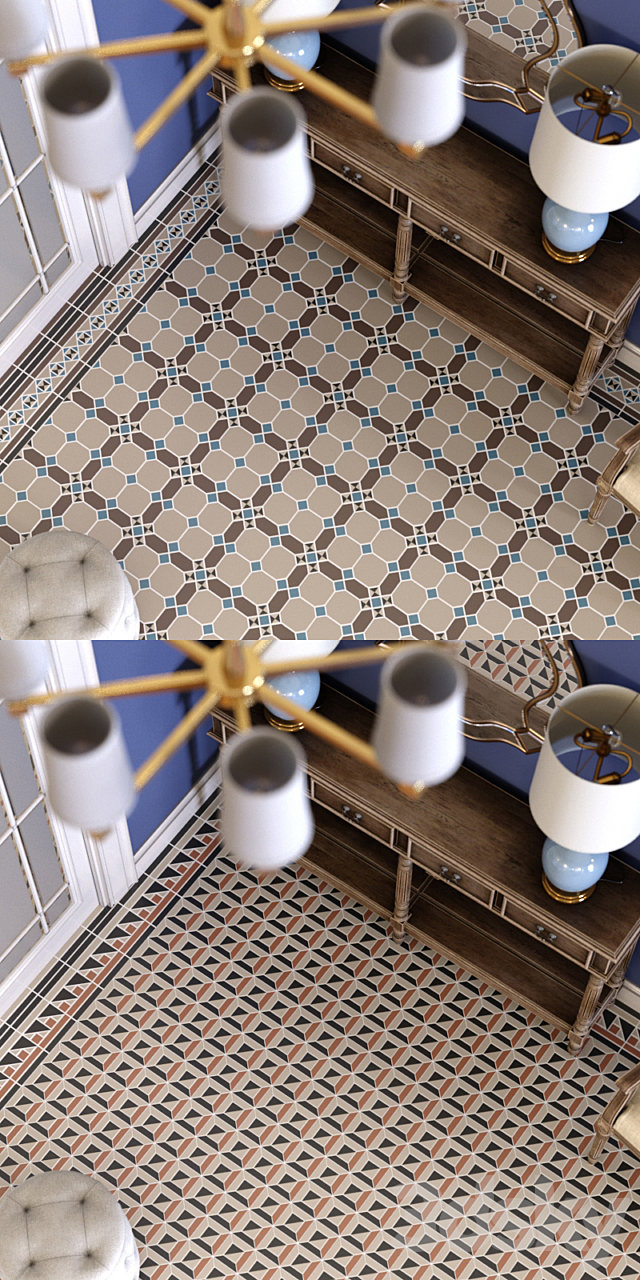 Topcer Victorian Tiles Set 14 3DSMax File - thumbnail 3