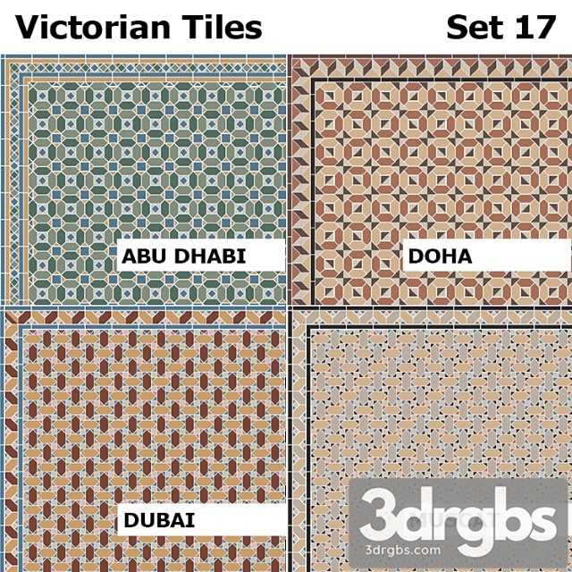 Topcer victorian tiles set 17 - thumbnail 1