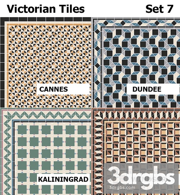 Topcer victorian tiles set7 - thumbnail 1