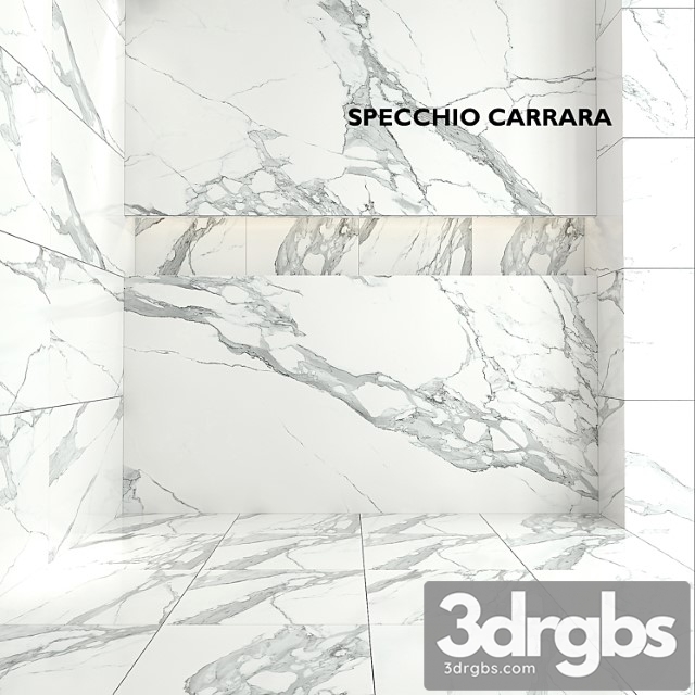 Tubadzin monolith specchio carrara 3dsmax Download - thumbnail 1