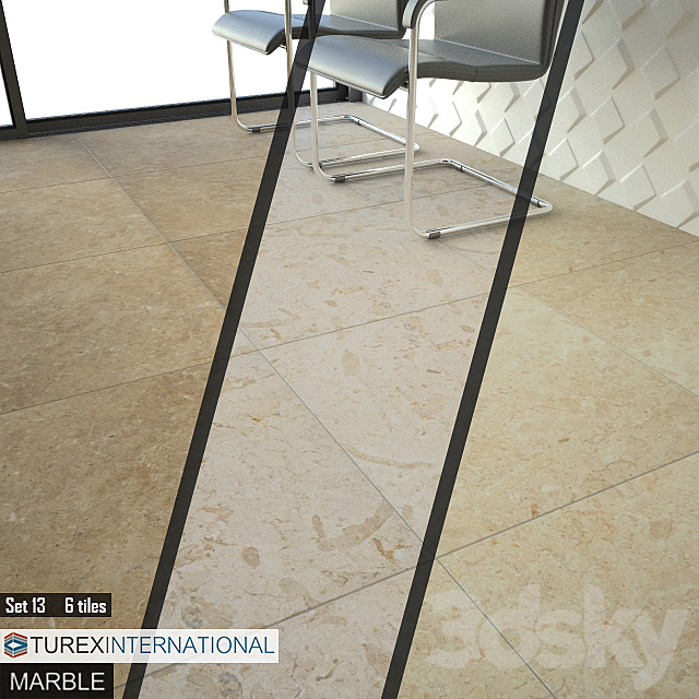 TUREX INTERNATIONAL Marble Tiles Set 13 3ds Max - thumbnail 2