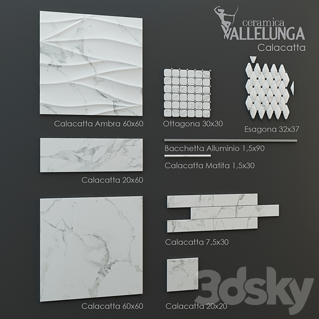 Vallelunga Calacatta VI 3DSMax File - thumbnail 1