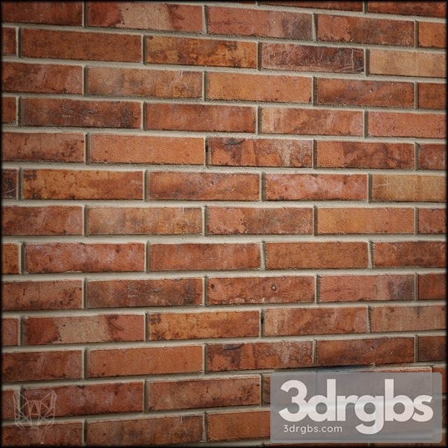 Wall Brick Material 3dsmax Download - thumbnail 1