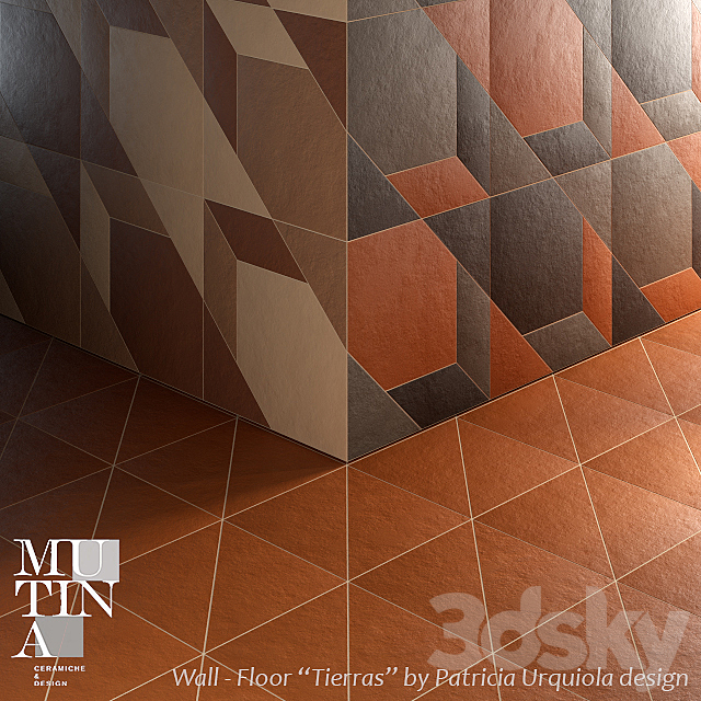 Wall – Floor – Tierras by Mutina – set 02 3ds Max - thumbnail 1