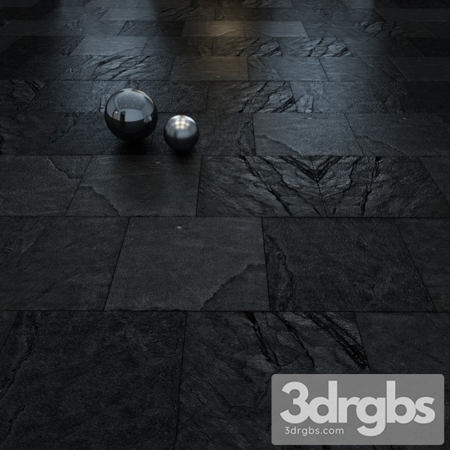 Wall Slate Black 2 3dsmax Download - thumbnail 1