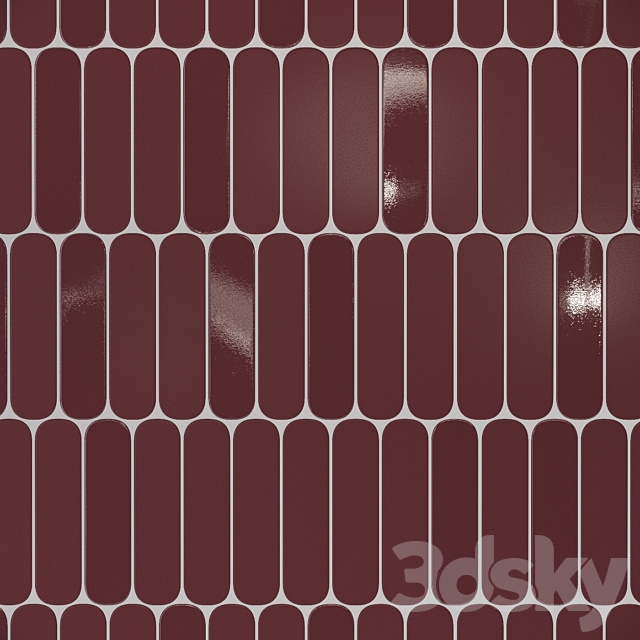 Wall tile WOW Grace O 3DS Max Model - thumbnail 2