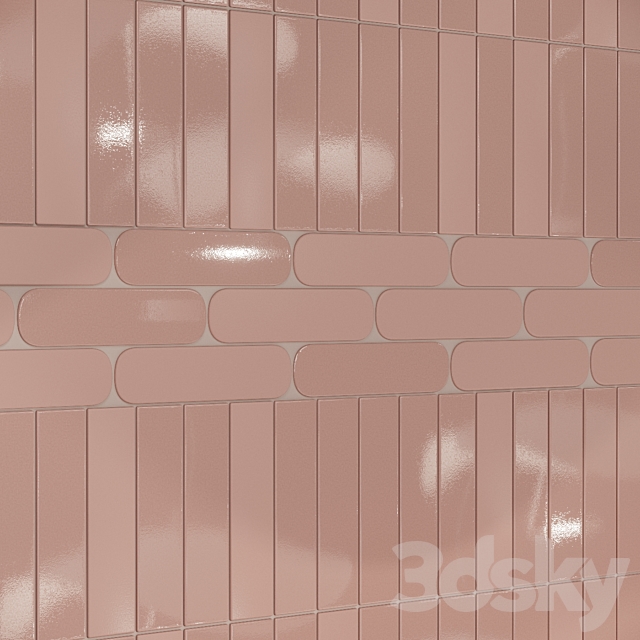 Wall tiles WOW Grace 3DS Max Model - thumbnail 3