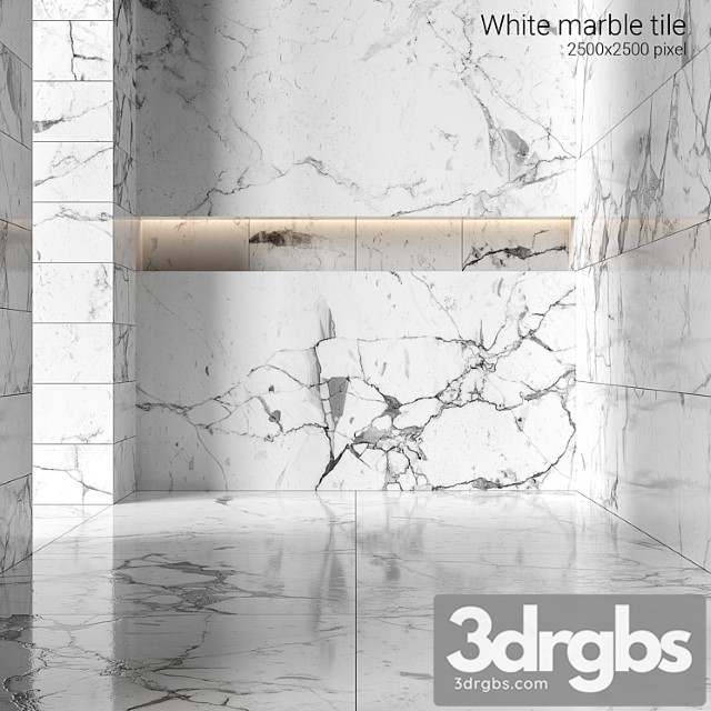 White marble tiles 4 - thumbnail 1