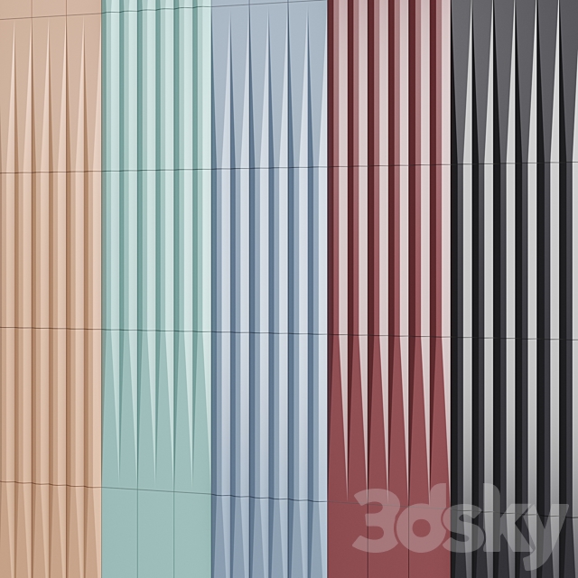 Wow stripes 3DS Max Model - thumbnail 2