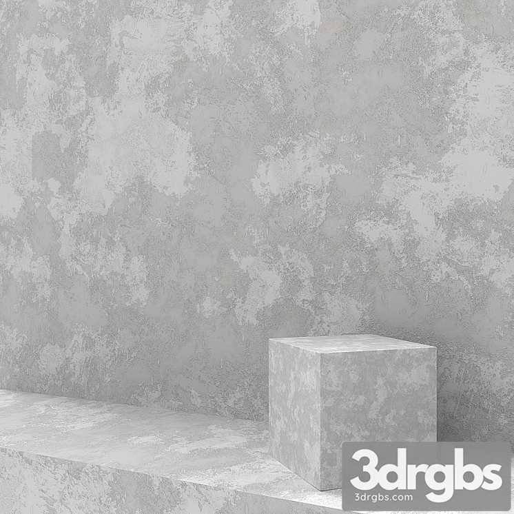 Decorative plaster. shelk 3dsmax Download - thumbnail 1