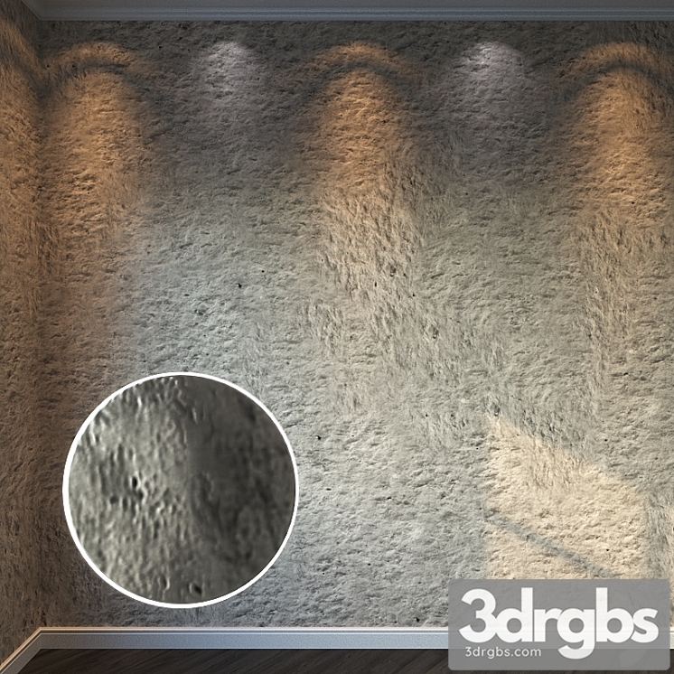 Decorative stucco 439 – 8k material 3dsmax Download - thumbnail 1