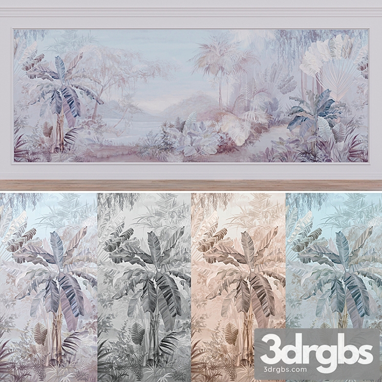 Wall Covering ab128 3dsmax Download - thumbnail 1