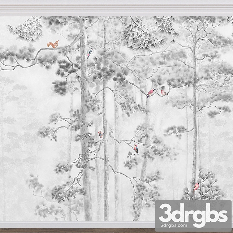 Wall Covering af518 3dsmax Download - thumbnail 1