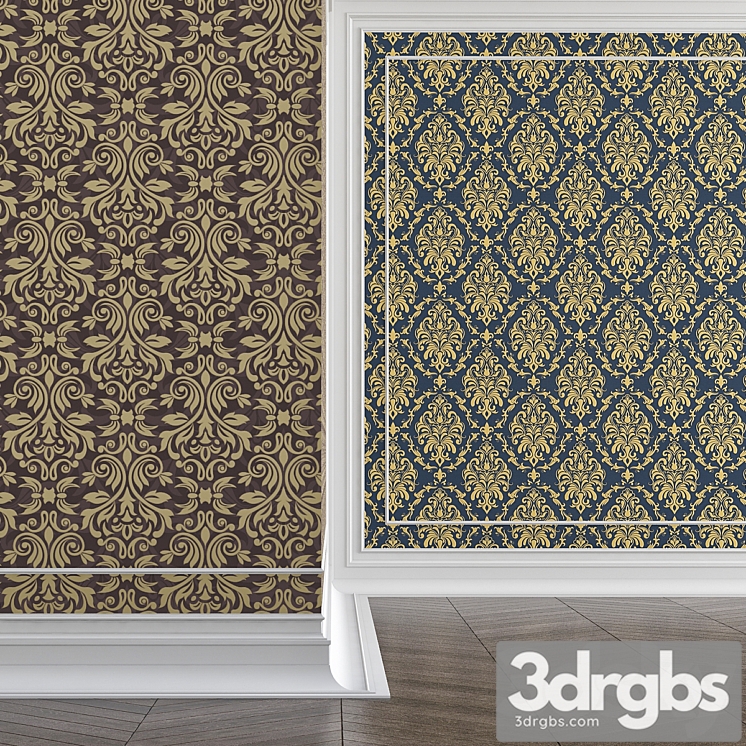 Wall covering no. 053 3dsmax Download - thumbnail 1