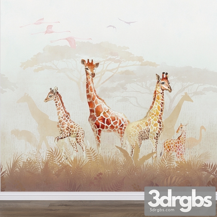 Wall Covering of601 tales 3dsmax Download - thumbnail 1