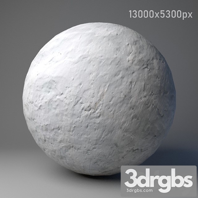 Wall texture with white aged plaster. pbr - thumbnail 1