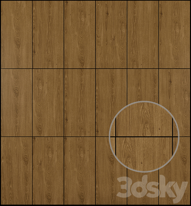 Acoustic decorative panels 6 kinds set 4 3DS Max Model - thumbnail 2