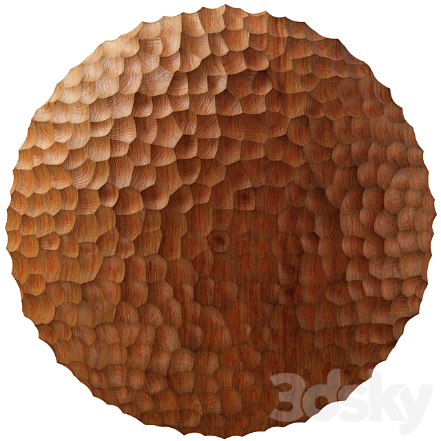 Art Wood 04 (Seamless) 3DS Max Model - thumbnail 4