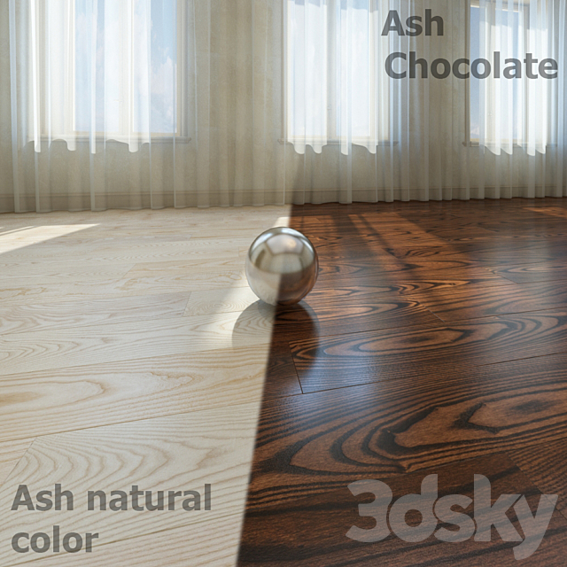 Ash_Chocolate_Ash_natural_color 3DS Max Model - thumbnail 1