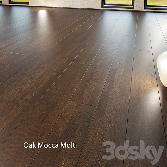 Barlinek Floorboard – Decor Line – Oak Mocca Molti 3DSMax File - thumbnail 1