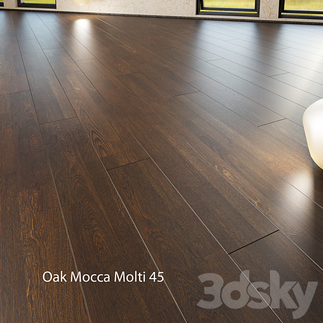 Barlinek Floorboard – Decor Line – Oak Mocca Molti 3DSMax File - thumbnail 2