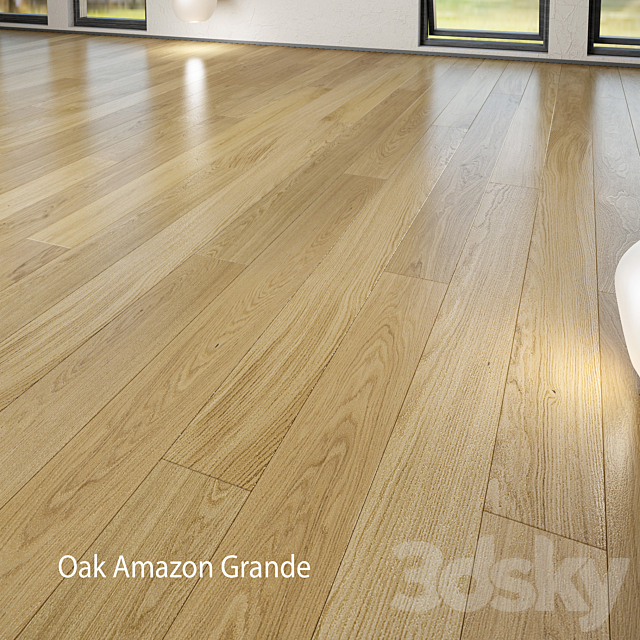 Barlinek Floorboard – Pure Line – Oak Amazon Grande 3ds Max - thumbnail 3