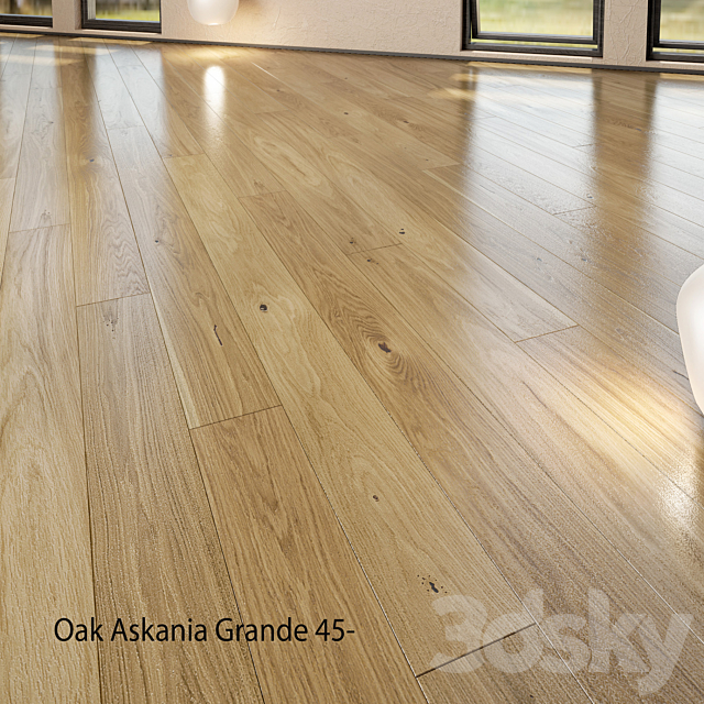 Barlinek Floorboard – Pure Line – Oak Askania Grande 3ds Max - thumbnail 1