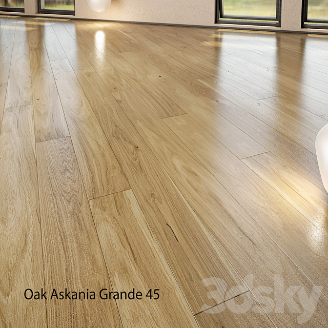 Barlinek Floorboard – Pure Line – Oak Askania Grande 3ds Max - thumbnail 3