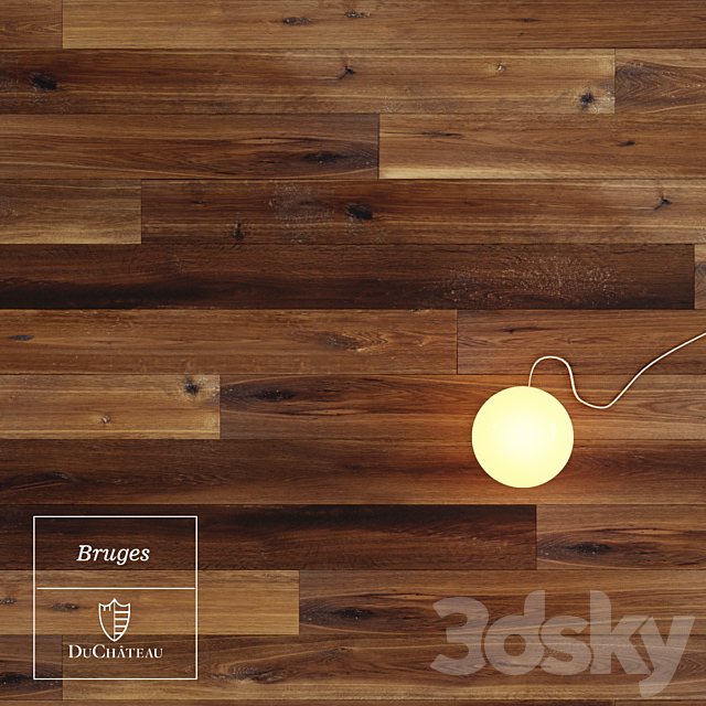 Bruges wooden floor by DuChateau 3DSMax File - thumbnail 1