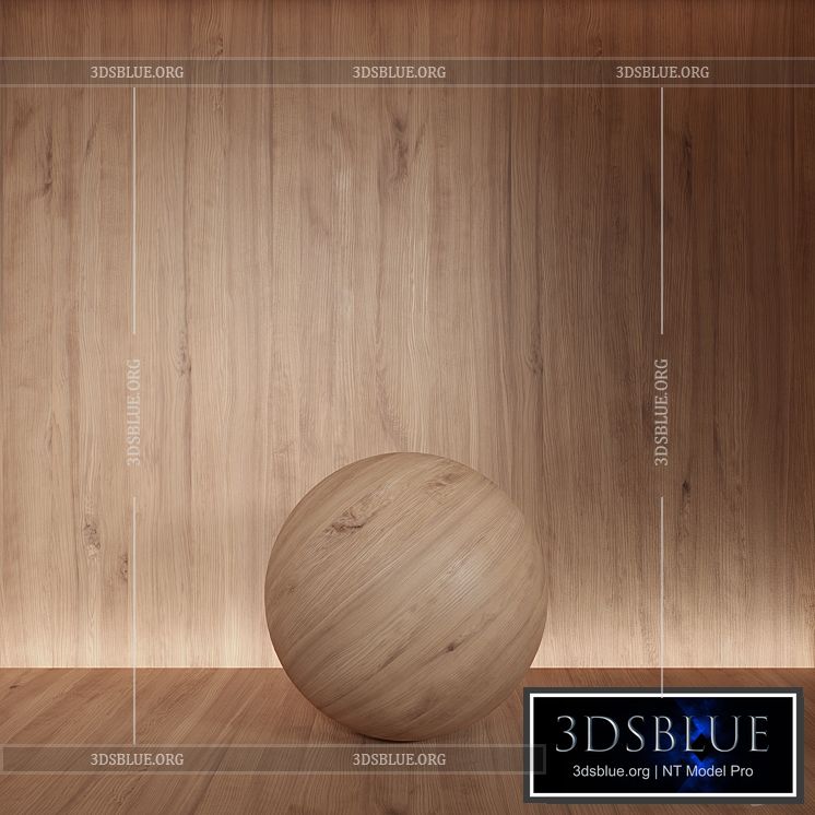 Cedar tree. Seamless wood material 3DS Max - thumbnail 3