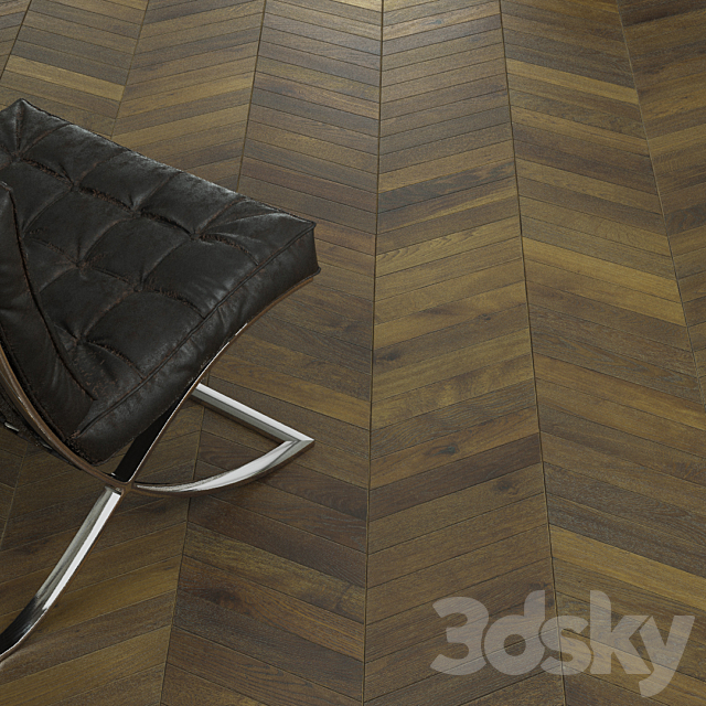 Chevron Dark Brown 3DSMax File - thumbnail 1