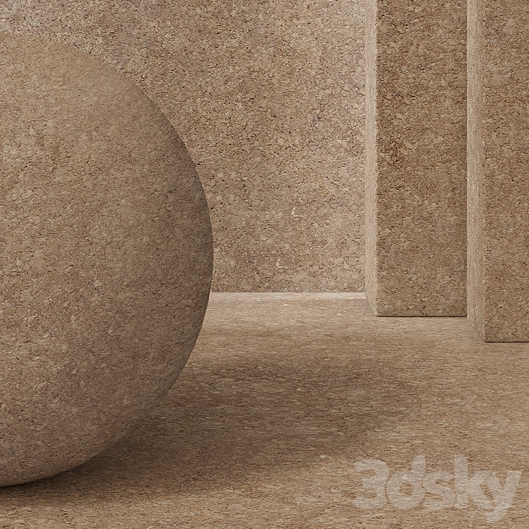 Cork cork tree 3DS Max Model - thumbnail 2