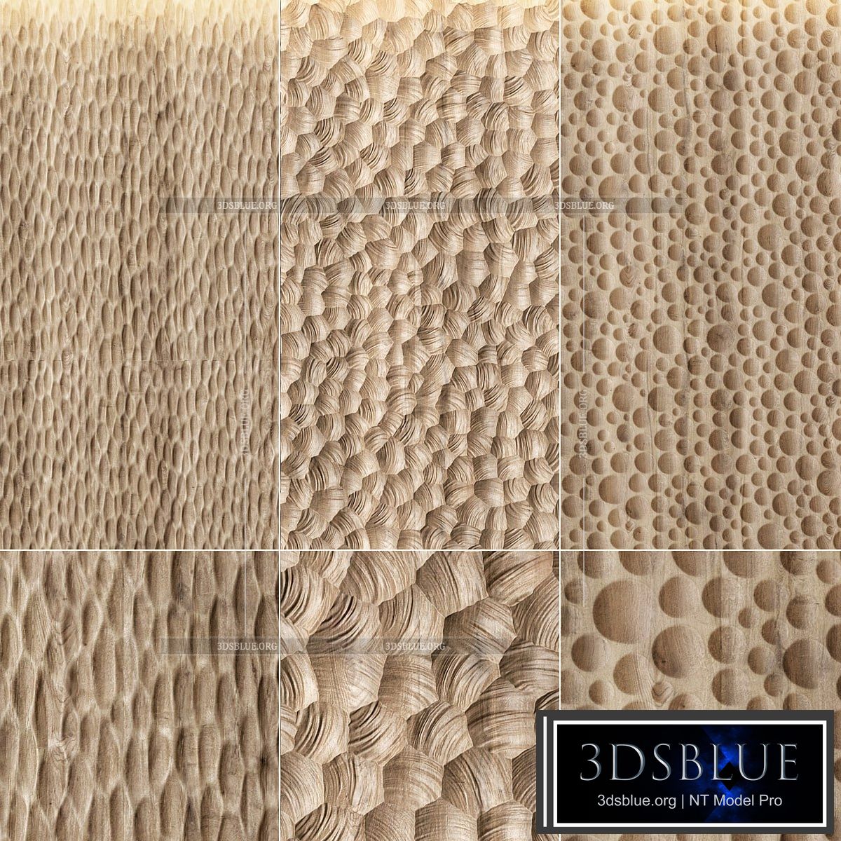 Curved wood materials 3DS Max - thumbnail 3