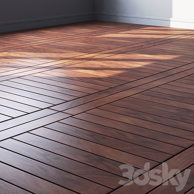 Decking Merbau 3ds Max - thumbnail 1