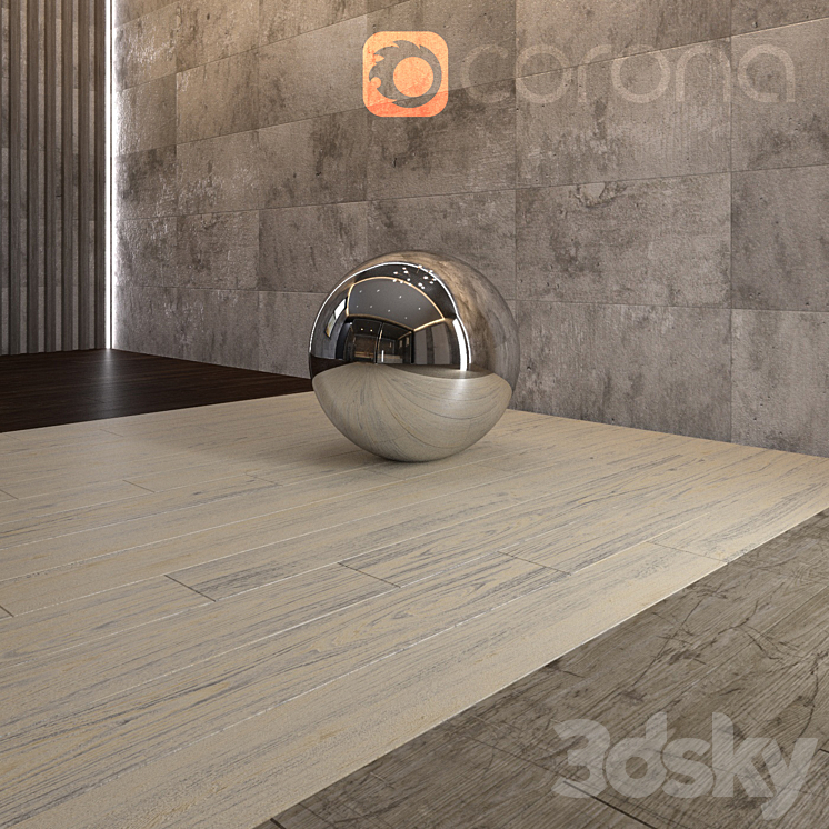 Decorative flooring 3DS Max - thumbnail 2