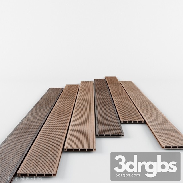 Doska Outdoor Plastic Wood Floor 3dsmax Download - thumbnail 1