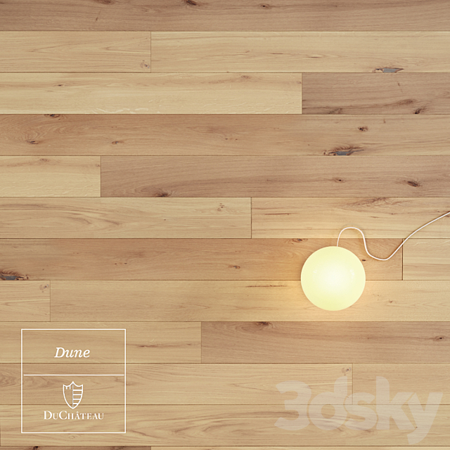 Dune wooden floor by DuChateau 3ds Max - thumbnail 1