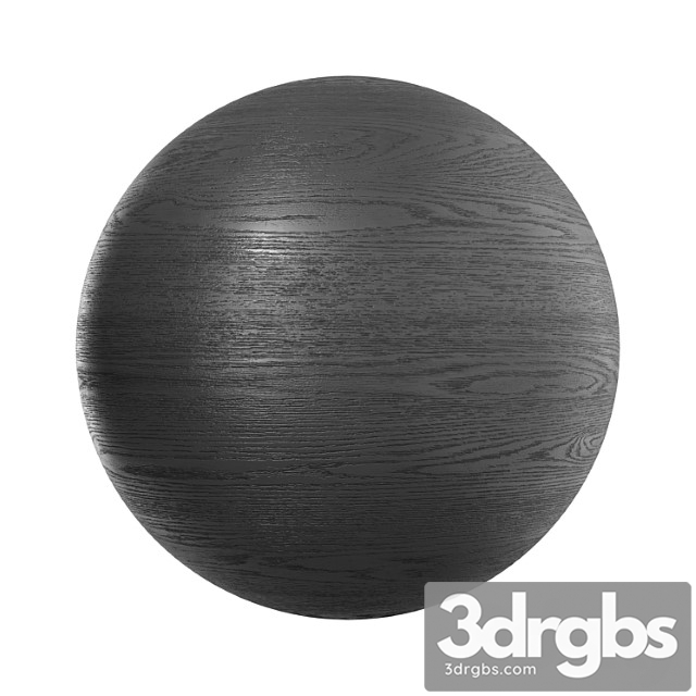 Ebony Black Wood 3dsmax Download - thumbnail 1