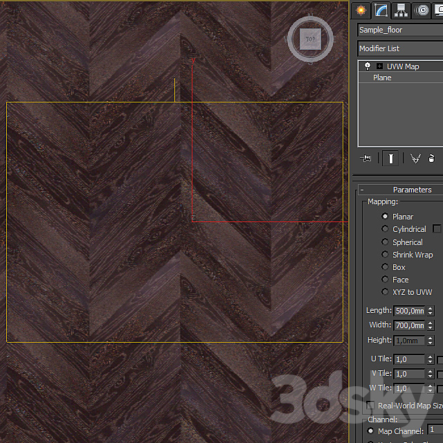 French parquet tree Tavolini Floors (Tavolini) Oak Etna 3DS Max Model - thumbnail 5