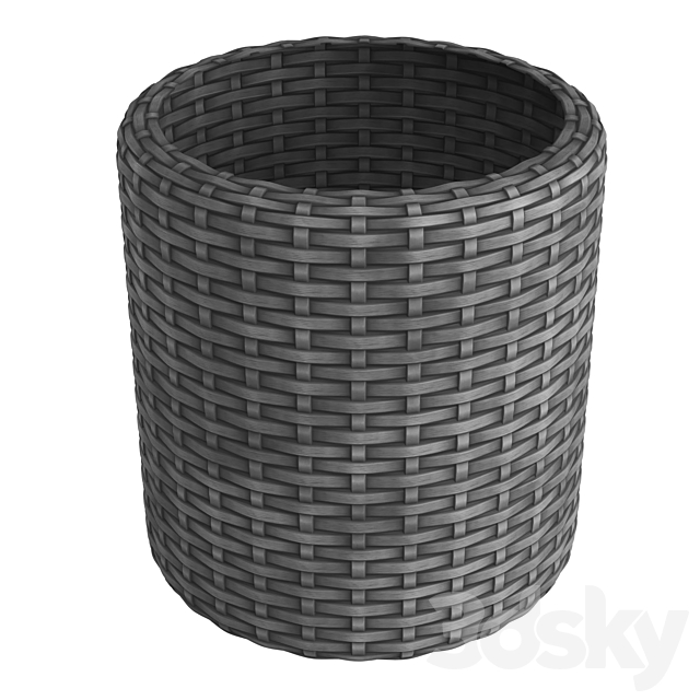 Gray rattan material 3ds Max - thumbnail 2