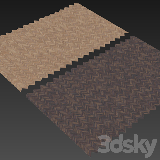 Herringbone parquet 32 ??(2 species. without the use of plug-ins) 3DSMax File - thumbnail 3