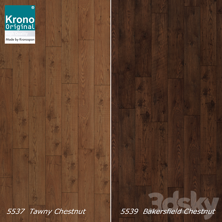 Krono original – chestnut \/ chestnut (No Plugins) 3DS Max - thumbnail 2