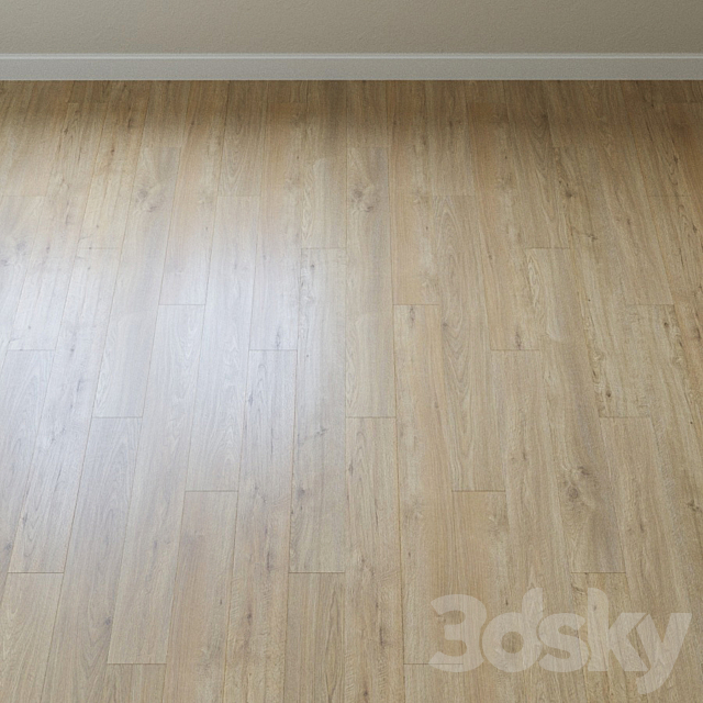 Laminate haro tritty 200 aqua oak sicily puro 3DS Max Model - thumbnail 2