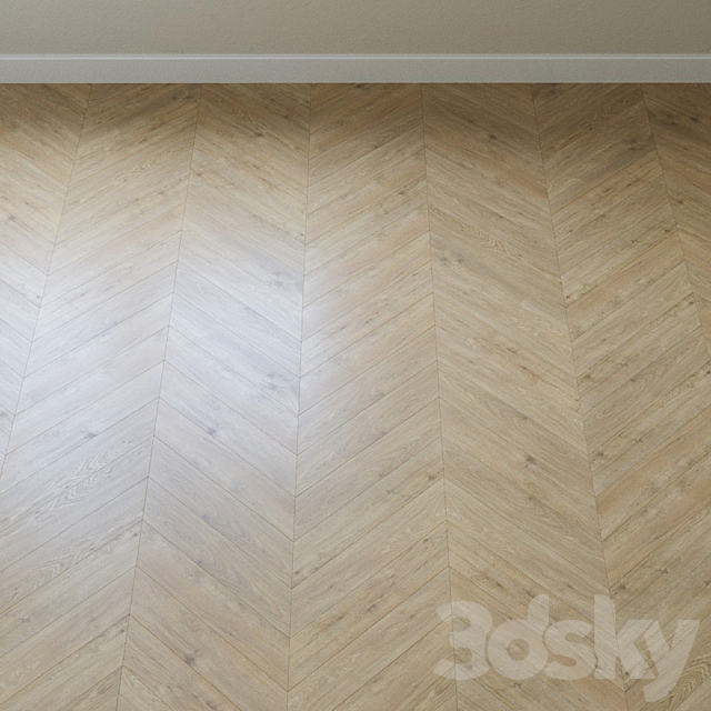 Laminate haro tritty 200 aqua oak sicily puro 3DS Max Model - thumbnail 3