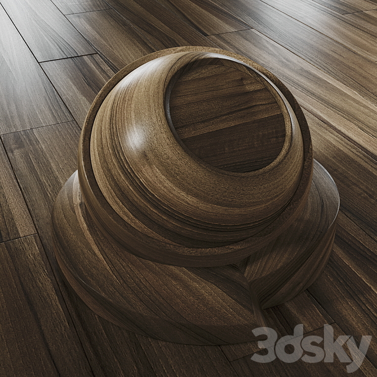 Laminate | Parquet | Seamless wood material # 10 3DS Max - thumbnail 2