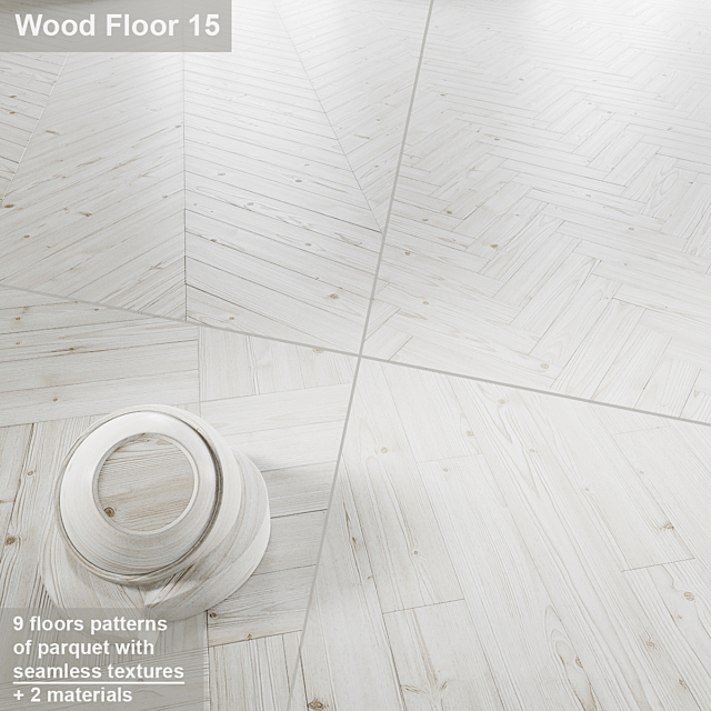 Laminate | Parquet | Seamless wood material # 14 3DSMax File - thumbnail 1