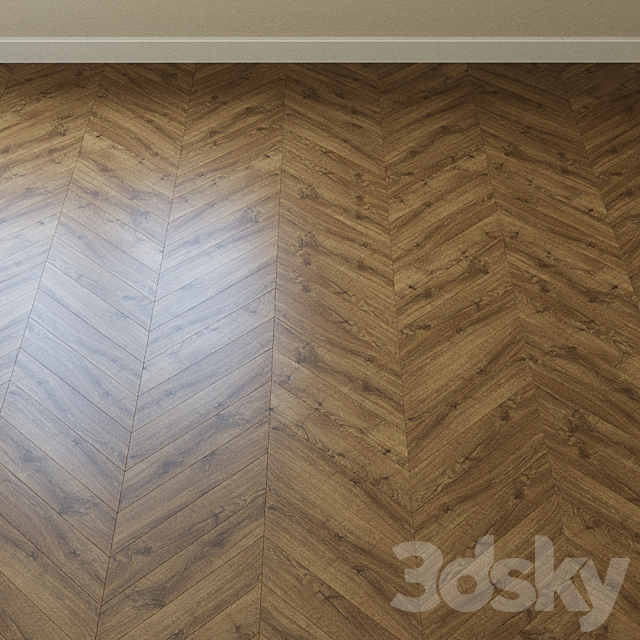 Laminate Pergo OAK PLAT BROWN 3ds Max - thumbnail 3