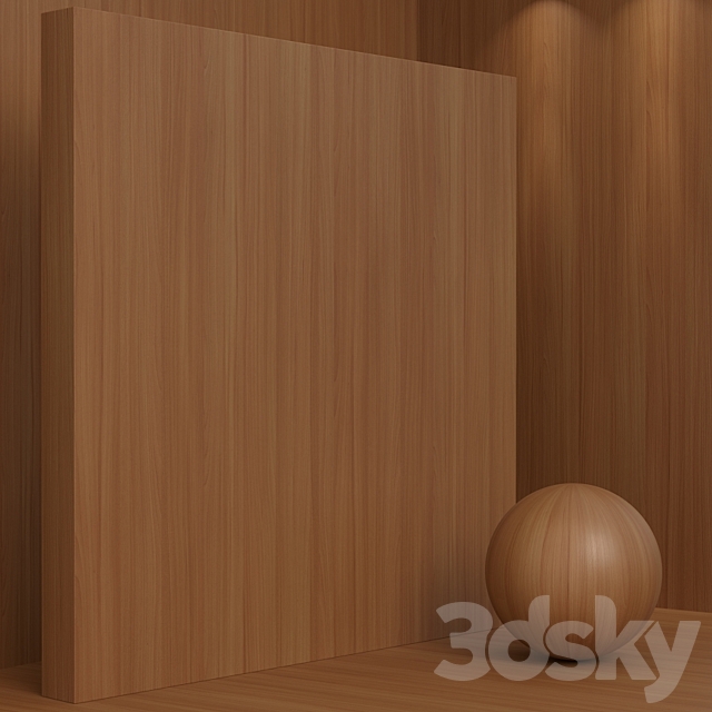 Material beech wood seamless – set 103 3ds Max - thumbnail 2